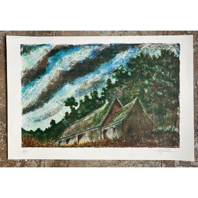 1960s Pol Fraiture (1946-1981) l"Brussels Cabin" litho, numbered 92 of 275 and signed. Combined shipping available, please...