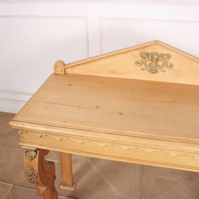 Scottish Pine Console Table For Sale - Image 9 of 12