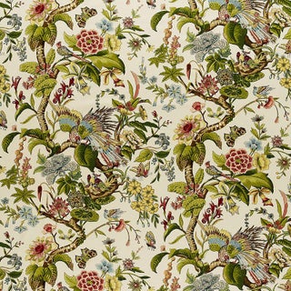 Schumacher Cranley Garden Fabric in Document For Sale