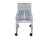 Charles Hollis Jones Attributed Lucite Swivel Vanity Chair Stool.
