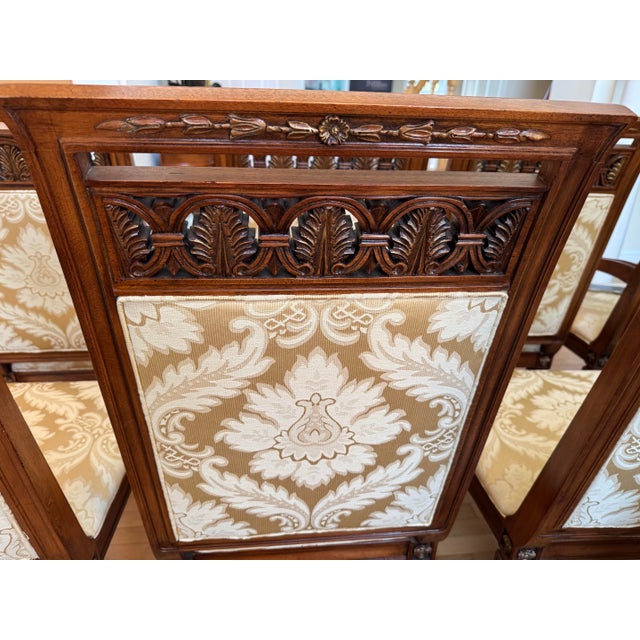Neoclassical Henredon Grand Provenance Neoclassical Dining Chairs - Set of 8 For Sale - Image 3 of 10