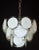 1970s Disc White Murano Glass Chandelier by Vistosi For Sale - Image 6 of 15