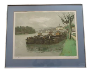 Mid 20th Century French Roger Forissier (1924 - 2003) Limited Edition Lithograph, Numbered and Signed in Pencil