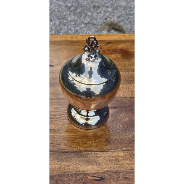 Vintage Silver Plate 3-Piece Coffee & Tea Service Set – Coffee Pot, Teapot & Covered Sugar Bowl For Sale - Image 10 of 18