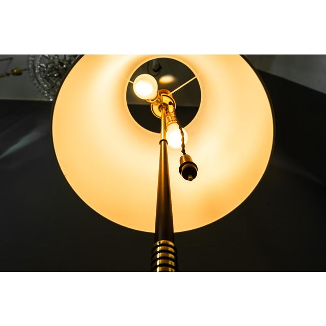 Floor Lamp with Fabric Shade by J. T. Kalmar, Vienna, Austria, 1950s For Sale - Image 16 of 18