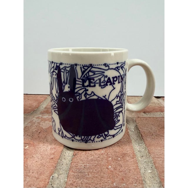 French 1970s Vintage French Taylor & Ng Collectible Mugs - Set of 6 For Sale - Image 3 of 16