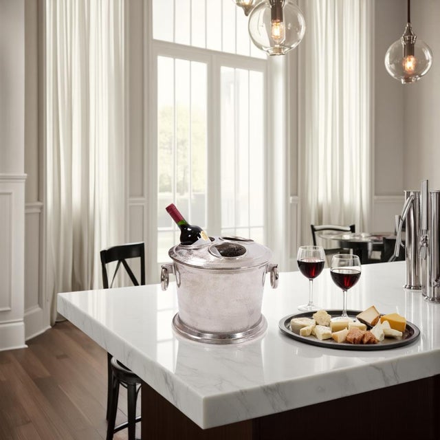 2020s Aluminum Three Bottle Holder For Sale - Image 5 of 6