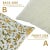 Fabdivine Colorful Block Print Cushion Cover 26x26 Inch Viscose Linen-Pushplata For Sale - Image 4 of 5