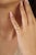 Not Yet Made - Made To Order Gypsy Set 0.61ct Heart Cut Diamond Pinky Ring Size 6.5 in 14k Solid Yellow Gold For Sale - Image 5 of 17