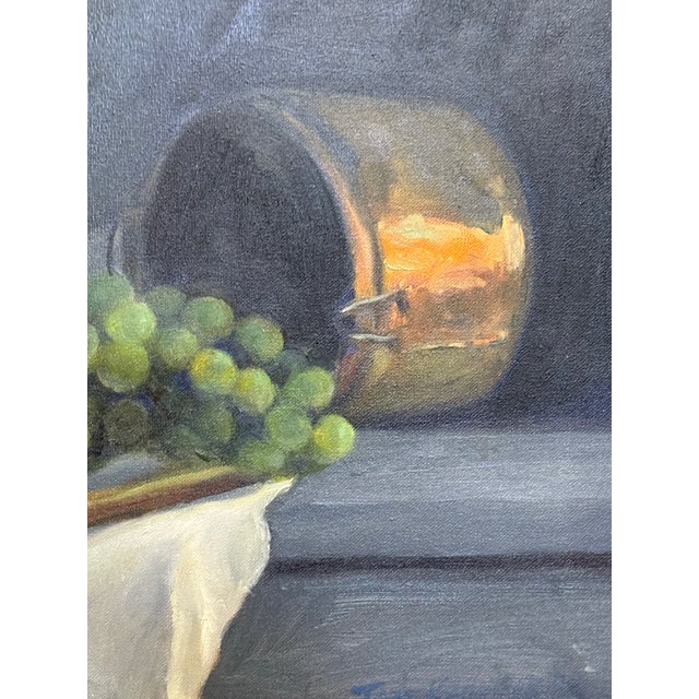 Vintage Still Life Oil Painting Canvas, Thomas Kerwick (1923-2015) For Sale - Image 10 of 10