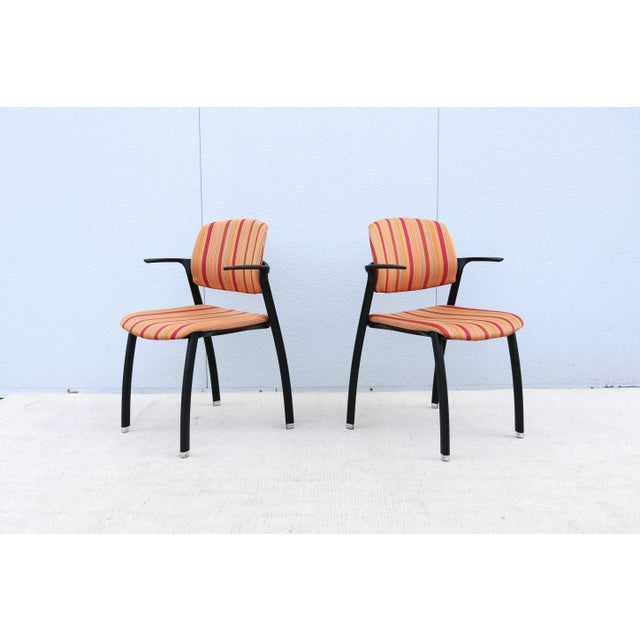 Modern Hon F3 Series Multipurpose Stackable Guest Chairs - A Pair For Sale In New York - Image 6 of 18