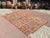 This beautiful, vintage, handwoven kilim is approximately 50 years old. It is handmade, of very fine quality hand spun...