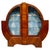 Art Deco Walnut Circular Display Cabinet Vitrine, 1920 For Sale - Image 13 of 13