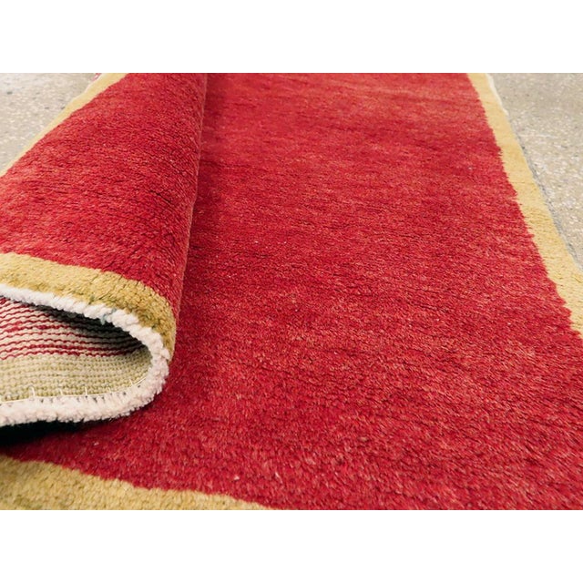 Galerie Shabab Collection Mid-20th Century Turkish Anatolian Throw Rug For Sale In New York - Image 6 of 6