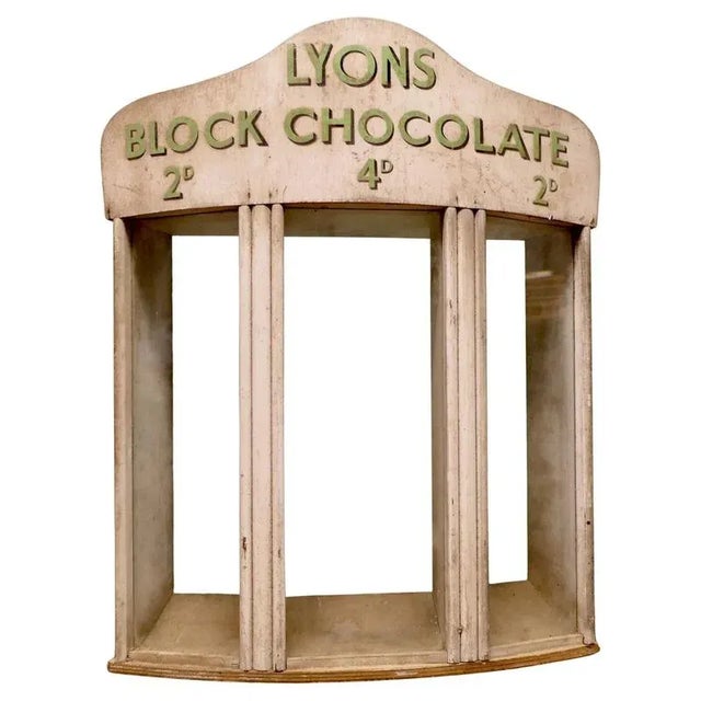 Brown Chocolate Dispensing Cabinet from Lyons Sweet Shop, 1930s For Sale - Image 8 of 8