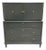 Mid 20th Century 42" Finished 3 Drawer 2 Door Vintage Tallboy For Sale