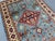 2000 - 2009 Hand-Knotted Blue and Red Afghan Medallion Wool Area Rug, 6'9" X 5'0 For Sale - Image 5 of 12