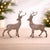 Bring rustic elegance to your seasonal décor with this Woodland Deer Figurines (Set of 2). Featuring graceful stances and...