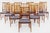 Dining Table and Chairs Darby attributed to Torbjørn Afdal for Bruksbo Norway, 1960s, Set of 11 For Sale - Image 3 of 14