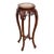 Vintage Chinese Rosewood Marble Top Carved Plant Stand Table For Sale