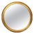 20th Century Oval Gilded Wood Mirror, France For Sale