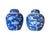 Vintage Asian Antique Blue and White Ginger Jars- A Pair For Sale - Image 10 of 16