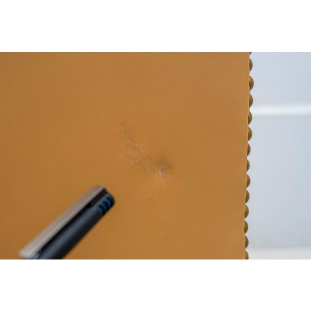 Pair of Mahogany Leather Martha Washington Style Armchairs For Sale - Image 12 of 18