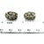 Authentic John Hardy Estate Jaisalmer Belly Earrings With Omega Back 18k G Sterling Silver JH42 TRUSTED SELLER SINCE 2002...