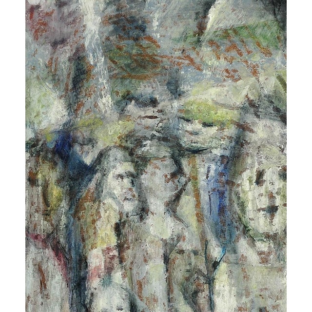 Meryl Watts, Enigma, Oil Painting, 1965, Framed For Sale - Image 6 of 18