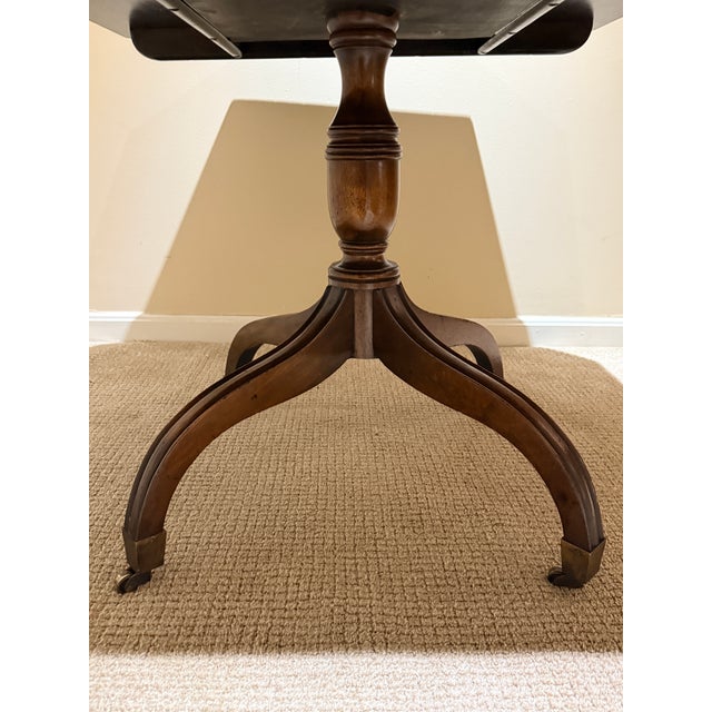 Early 19th Century Mahogany Regency Tilt Top Breakfast Table With Inlay, Ca. 1820 For Sale - Image 5 of 12