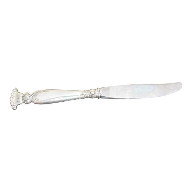 Wallace Sterling Silver Handle Romance of the Sea 9 3/4" Dinner Knife For Sale