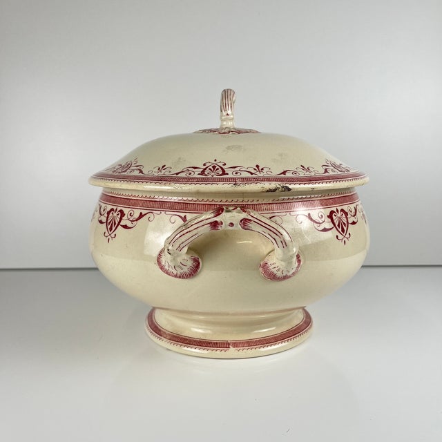 Terre De Fer Tureen from Creil & Montereau, 1890s For Sale - Image 5 of 18