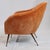 Vintage Italian Mid-Century Modern Style Velvet Lounge Chair (Newly Upholstered) For Sale In New York - Image 6 of 8