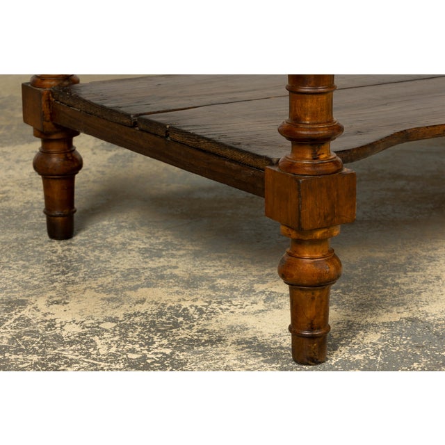 Late 19th Century French Provincial Pine Draper’s Table or Kitchen Island For Sale - Image 17 of 18