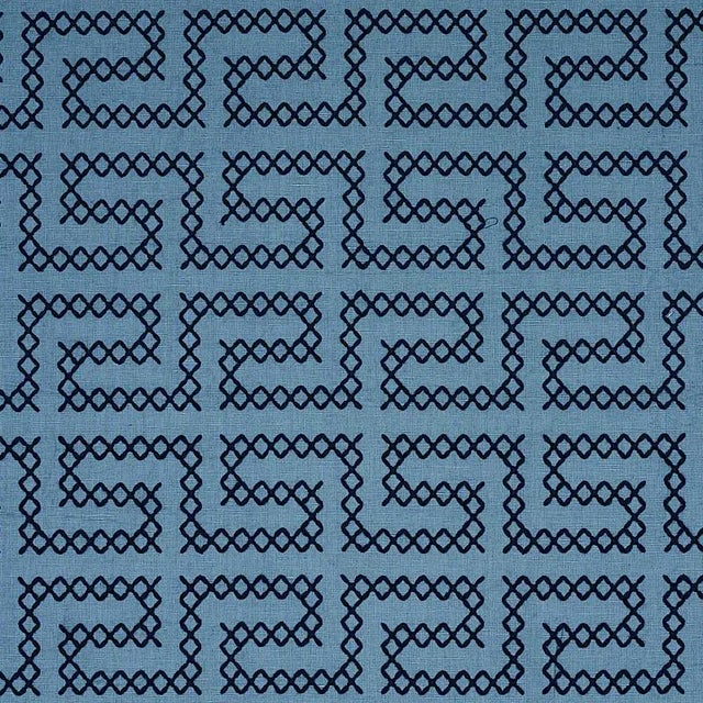 A chic, versatile allover graphic that channels classic cross-stitch patterns in a thoroughly modern way. Minimum order of...