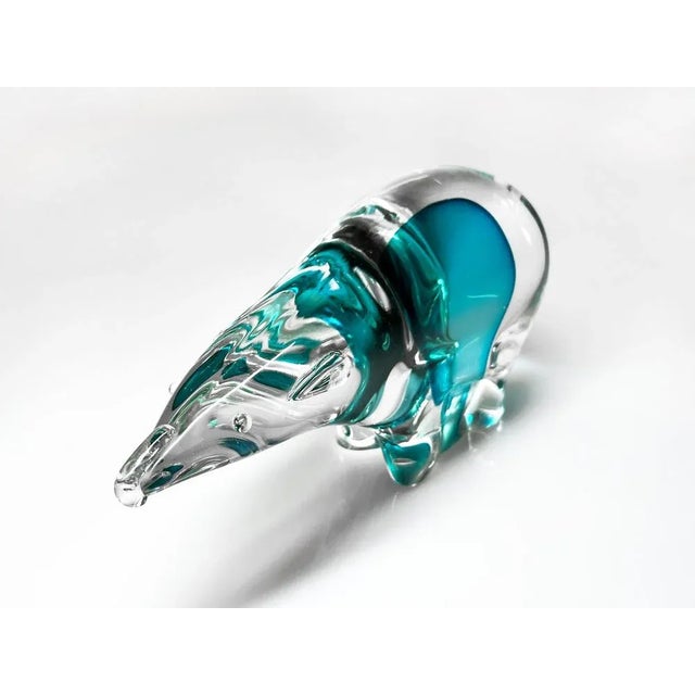 Tapir Figure in Sommerso Murano Glass by Ghisetti, Italy For Sale - Image 4 of 5