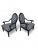 French Vintage French Louis XVI Style Armchairs Newly Reupholstered - Pair For Sale - Image 3 of 8