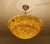 Art Deco Amber Glass Pendant Light, 1930s For Sale - Image 15 of 18