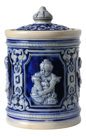 German Stoneware Container from Westerwald, 1880s