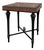 Vintage Bombay Traditional Regency Ebonized Cherry Side Table For Sale