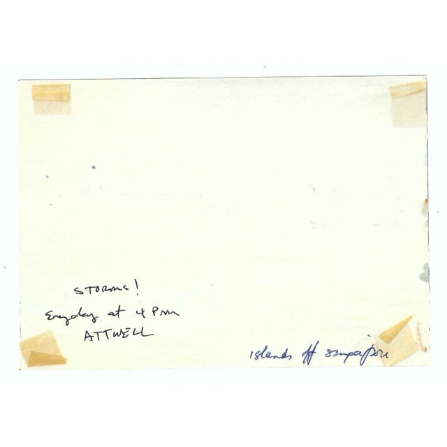 Painting by English artist Ivy Attwell (1895-1985). Attwell traveled extensively all over the world and recorded her...