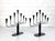 1970s Seven-Arm Candelabras by Gunnar Ander for Ystad Metall, Sweden, 1950s, Set of 2 For Sale - Image 5 of 13