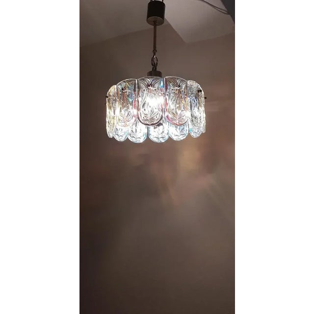 Vintage Chandelier in Crystal & Brass, 1970s For Sale - Image 3 of 7