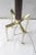 Bronze and wood grasshopper legged floor lamp.... Newly rewired with twisted cloth covered cord. The sockets have been...