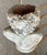 Late 20th-Century Enchanting Châteaucore-Style Three-Faced Cherub Candle or Plant Holder For Sale - Image 10 of 18