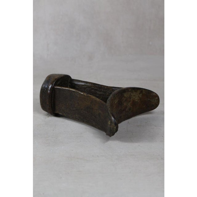 Vintage Ethiopian Headrest in Wood For Sale - Image 4 of 6