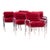 Jeff Messerschmidt Pipeline Series II Mid Century Lucite and Aluminum Dining Chairs - Set of 6 For Sale