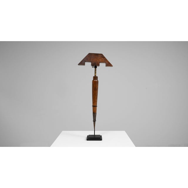 19th Century French Wooden Bird Lure On Metal Stand For Sale - Image 12 of 18
