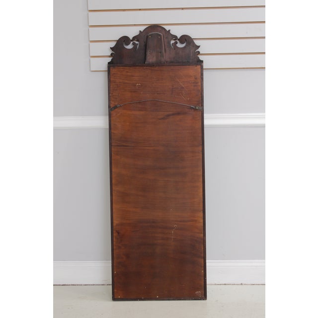 Chippendale Style Mahogany Tall Wall Mirror For Sale - Image 13 of 13