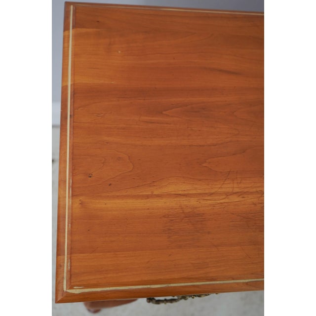 Harden Distressed Cherry 4 Drawer Lowboy Dressing Table For Sale - Image 13 of 18